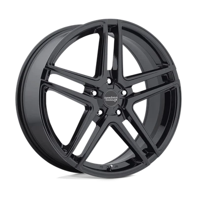 16x7 +40 American Racing AR907 Gloss Black 5x115 Wheels Rims (QTY 4) - Изображение 1 из 4