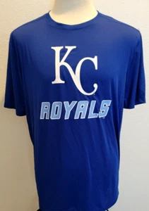New Men's 2XL MLB Genuine Merchandise Kansas City Royals TX3 Cool Dri-Fit Shirt - Picture 1 of 7