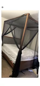 queen size canopy bed frame - Picture 1 of 2