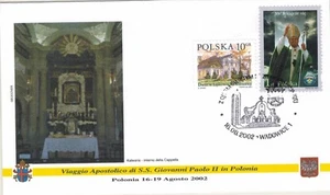 2002-Fdc enveloppe 1°jour**/Vatican-J.paul.II-Voyage du pape-Wadowice-Pologne - Imagen 1 de 1