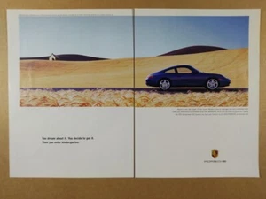 2000 Porsche 911 Carrera vintage print Ad - Picture 1 of 1