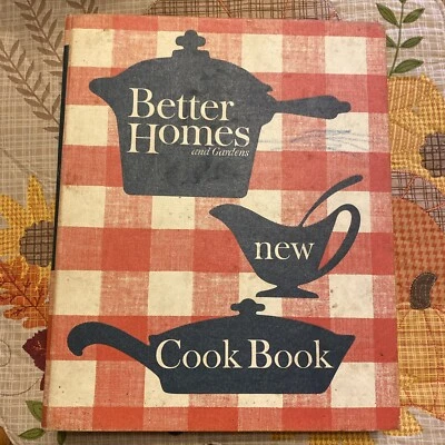 Vintage Better Homes and Gardens New Cookbook Red Plaid 1950s/60s 5-Ring Binder - Image 1 of 4