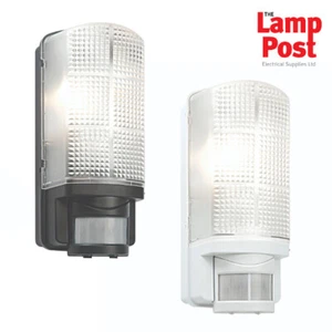 Saxby Motion Outdoor Garden PIR Sensor Bulkhead Security E27 Wall Light IP44 - Picture 1 of 5