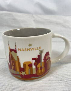 Starbucks You Are Here Nashville TN 2017 Collector's Collectible Coffee Mug 14oz