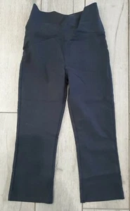 NEW Hanna Andersson Black High-Waisted Leggings for Girls Size 140 / US 4 - Picture 1 of 5