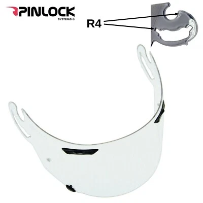 Visiera arai rx-7 corsair,viper gt,astro,condor,quantum 1 trasparente pinlock