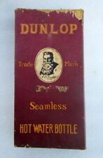 Vintage Old Rare Dunlop Trade Mark Hot Water Bottle With Original Box Japan Made