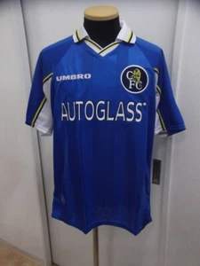 MINT Chelsea FC L 1997 1998 VINTAGE Football Shirt Home Jersey LONDON ZOLA - Picture 1 of 9