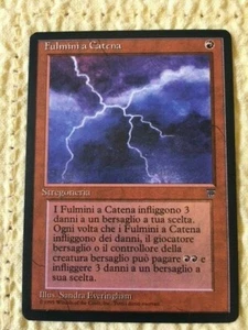 Chain Lightning Unplayed / NM MTG Italian Legends Red Sorcery NICE 2! - Picture 1 of 2