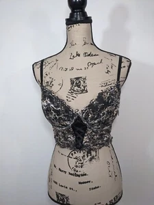 NWT Cato Est. 1946  Bra Lace Up  Push Up Padded Mesh Multicolor Size 36C - Picture 1 of 11