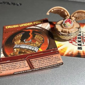 Bakugan Vandarus 640G Tan Subterra Heavy Metal Special Attack New Vestroia Card - Picture 1 of 6