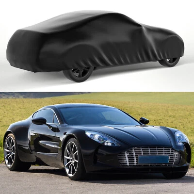 Cubierta completa de coche exterior satinada elástica personalizada impermeable para Aston Martin One-77 Foto 1 de 4