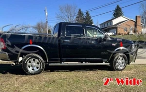 for:2020-2025 Dodge Ram 2500/3500/HD w/guard Fender Trim Wheel Well 4Pc 2" N/F - Picture 1 of 6