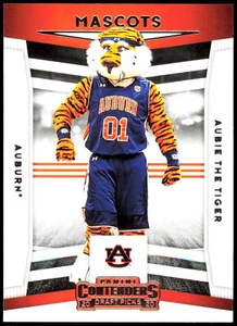 2020 Panini Contenders Draft Picks #8 Aubie The Tiger Mascots Auburn Tigers - Foto 1 di 2