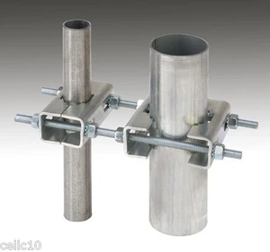 Robuste Stange zu Stange Halterung - EZ HD-PTP-8 - Antennenmast zu Mast Halterung - Bild 1 von 3