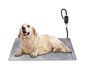 Pet Heating Pad, Adjustable Dog Cat Heated Pad with 6 Level 24 hr Timer 30-55℃ - Picture 1 of 1