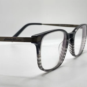 EDDIE BAUER EB 32024 BK BROWN & GRAY AUTHENTIC EYEGLASSES 50-19 140 - Picture 1 of 12