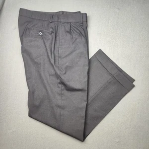 Polo Ralph Lauren Pants Mens 33x32 Black Wool Pleated Dress Slacks Trousers - Picture 1 of 13