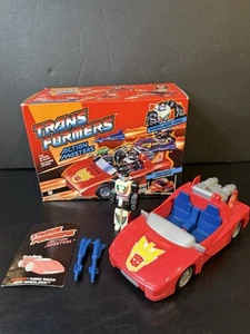1990 Transformers Action Masters Wheeljack & Turbo Racer 100% COMPLETE w/ Box G1 - Picture 1 of 17