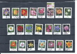 Germany stamps. A range of the 2005 etc Flowers used. (AR512) - Picture 1 of 2