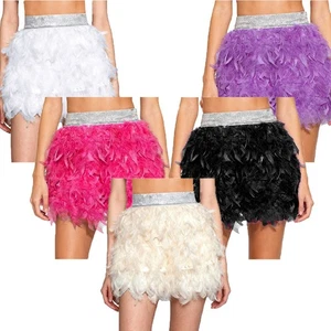 Mujer Minifalda Jazz Tutú Falda Música Disfraz Viaje Cintura Elástica Diaria Difusa - Imagen 1 de 7