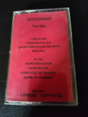 Nocturnus - The Key (1991) Cassette (Promo/ Advance) Red J Card Variant - Image 1 of 4