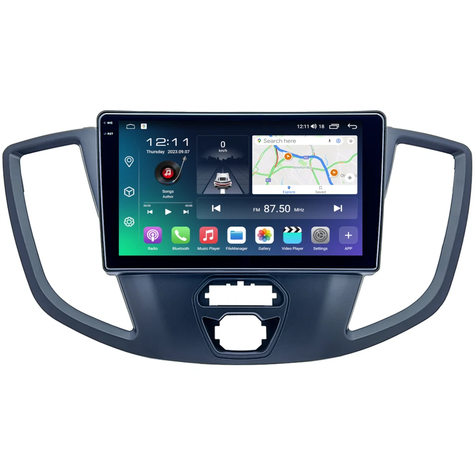 Carplay Android Auto Für Ford Transit MK8 Radio S10 2K Qled Sync 1 Farbe Navi - Bild 1 von 1