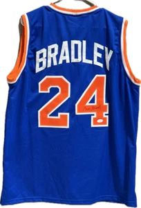 Bill Bradley Autographed New York Knicks Basketball Jersey JSA Authentic - Picture 1 of 4