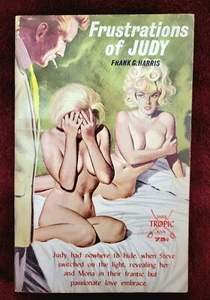 Vintage 1965 FRUSTRATIONS OF JUDY Sleaze Paperback Saber Tropic FIRST EDITION - Picture 1 of 9