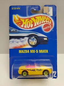 HOT WHEELS BLUE CARD COLLECTOR # 172 MAZDA MX-5 MIATA-PC WHEELS - Picture 1 of 8