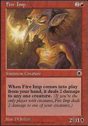 Fire Imp ~ Near Mint Portal 1 MTG Magic UltimateMTG Red Card - Image 1 of 1