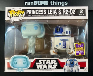 Funko Pop! Pricess Leia & R2-D2 (SDCC 2017 Summer Exc.) - Envíos prioritarios de Nueva Jersey - Imagen 1 de 6