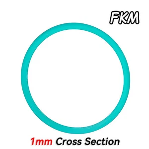 Metric FKM Rubber O Rings Seals Washer 1.0mm Cross Section Ø 3-56 mm OD Gasket - Picture 1 of 3