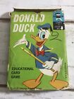 Vintage Donald Duck Educational Card Game 