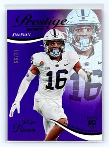 2023 Panini Prestige Xtra Points Ji'Ayir Brown ROOKIE PURPLE SP 10/99 49ERS RC - Picture 1 of 2