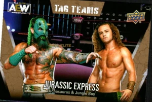 2021 Oberdeck AEW Wrestling - Gold parallel #65 Dschungeljunge Luchasaurus - Bild 1 von 2