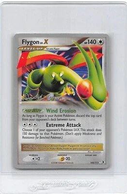 FLYGON LV.X 105/111 - NON-HOLO - Pokemon Card - 2009 World Championships - NM/LP - Image 1 of 2