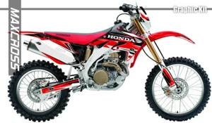 Maxcross Design Graphic kit Full Decal FOR HONDA 2004-2019 CRF250X CRF450X - Picture 1 of 6