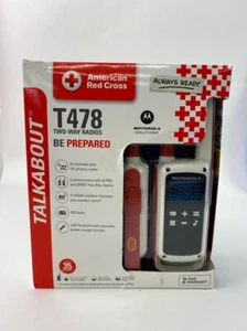 Motorola, T478, Talkabout, Radios, Rechargeable, 22 Channel, 35 Mile - Read - Picture 1 of 8