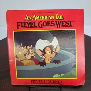 Vintage An American Tail Fievel Goes West Book Fievel's Journey Steven Spielberg - Imagen 1 de 12