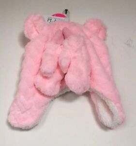 THE CHILDRENS PLACE  HAT&MITTEN SOFT WINTER BLOSSOM GIRL’SSZ 12-24Mts NWT
