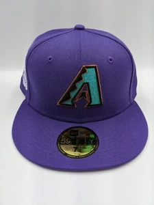 New Era 59Fifty Arizona Diamondbacks 2001 WS Pop Sweat Fitted Hat NWT Size 7 1/4 - Picture 1 of 7