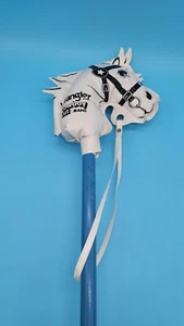 Vintage Wrangler Jeans Hobby Stick Horse White RARE! - Picture 1 of 10