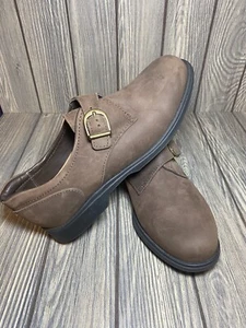 Sebago Womens Slip On Shoes Brown w/ Buckle 7.5 M Waterproof Made In USA - Picture 1 of 11