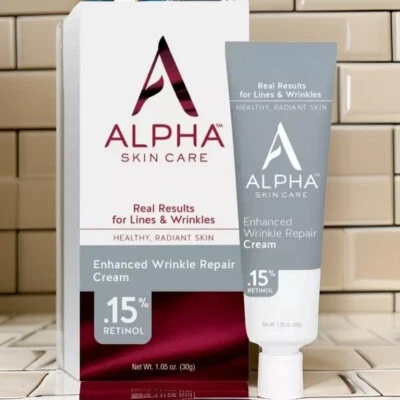 Alpha Skin Care Enhanced Wrinkle Repair Cream Anti-Aging Formula 0.15% NEW - Image 1 of 2