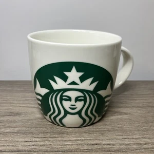 2017 STARBUCKS Coffee Co. Mug Cup Mermaid Siren Logo 14 fl. oz White and Green - Picture 1 of 4