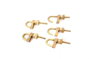 5 pcs Brass Violin Making Tools Luthier Clamp Repair Fix Cracks Adjust Size DIY - Picture 1 of 6