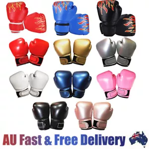 Children Kids Boxing Sparring Training Gloves MMA Kick Boxing Punching Gloves - Picture 1 of 25