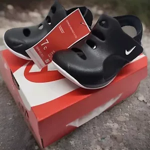 Nike Sunray Protect 3 (TD) Toddler Sandals Black With White Size 7c New In Box - Picture 1 of 20