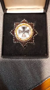 Frühes Deutsches Kreuz in Gold 57iger Version mit Etui "Steinhauer+Lück" - Bild 1 von 8